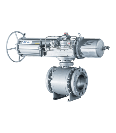 Automated valve for high-pressure industrial applications. Precision control and durability for reli.