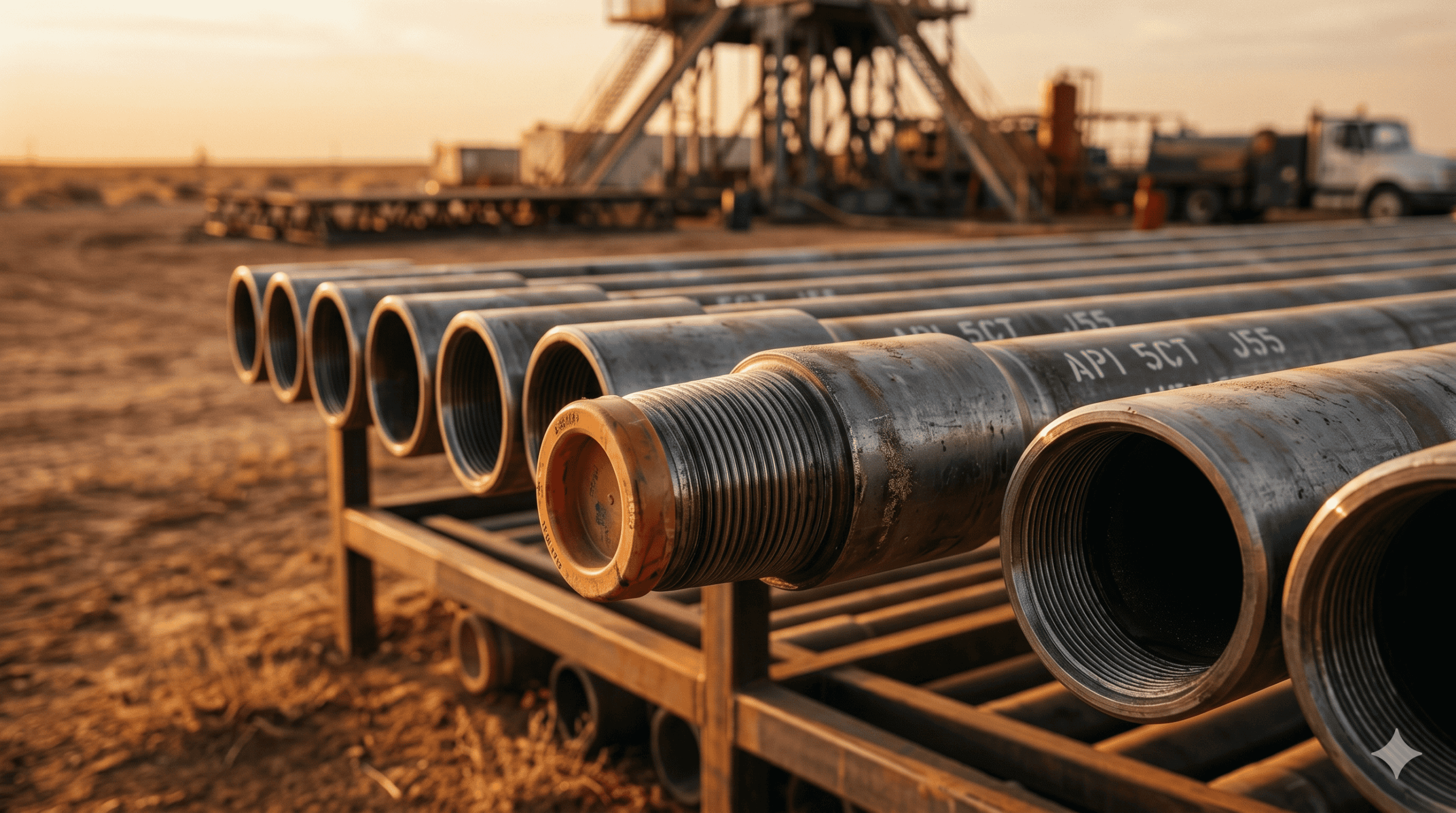 Aerial view of a midstream API 5L pipeline installation showing seamless pipe joints and ball valve integration in a gas gathering network